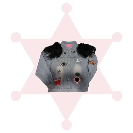 Custom women’s Bling Denim Jacket