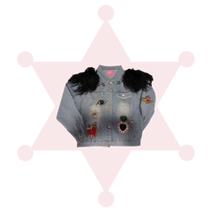Custom women’s Bling Denim Jacket