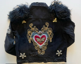 Custom women’s Bling Denim Jacket