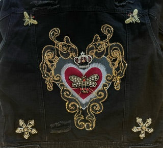 Custom women’s Bling Denim Jacket